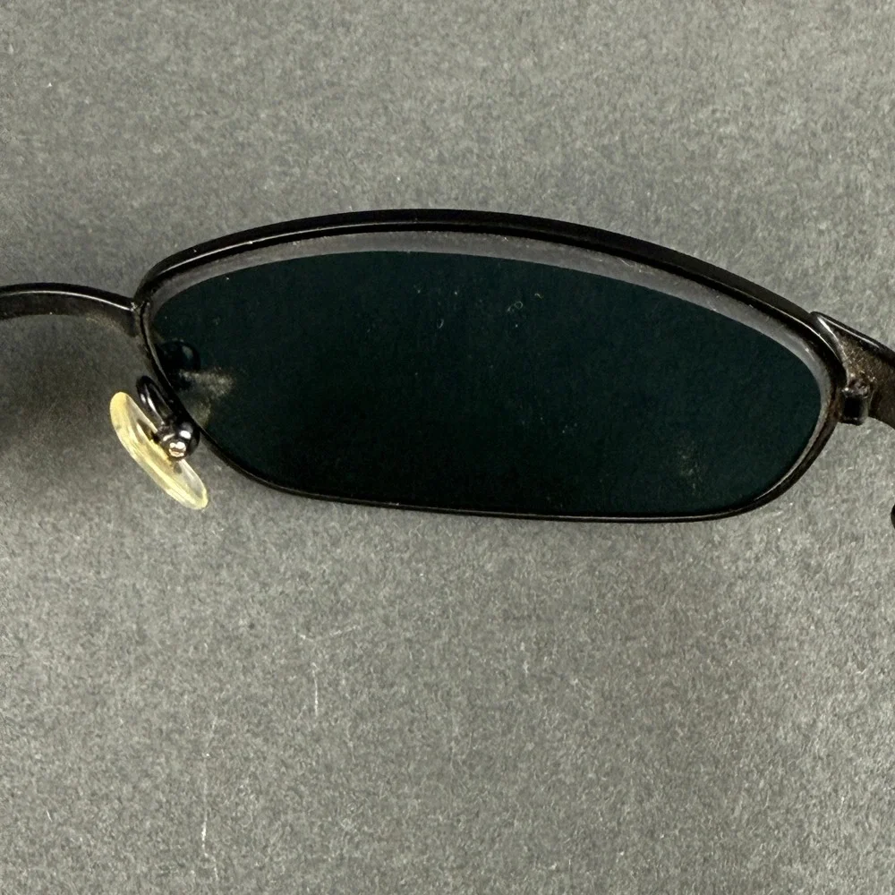 Ray-Ban RB 3247 006 Sunglasses Black Metal Rectangular Made in Italy